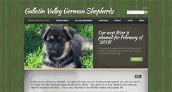 Desktop Screenshot of gallatinvalleygermanshepherds.com